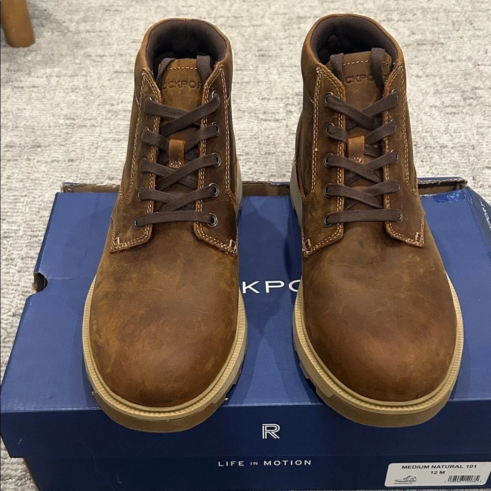 Rockport Seamus Waterproof Boot Natural 12